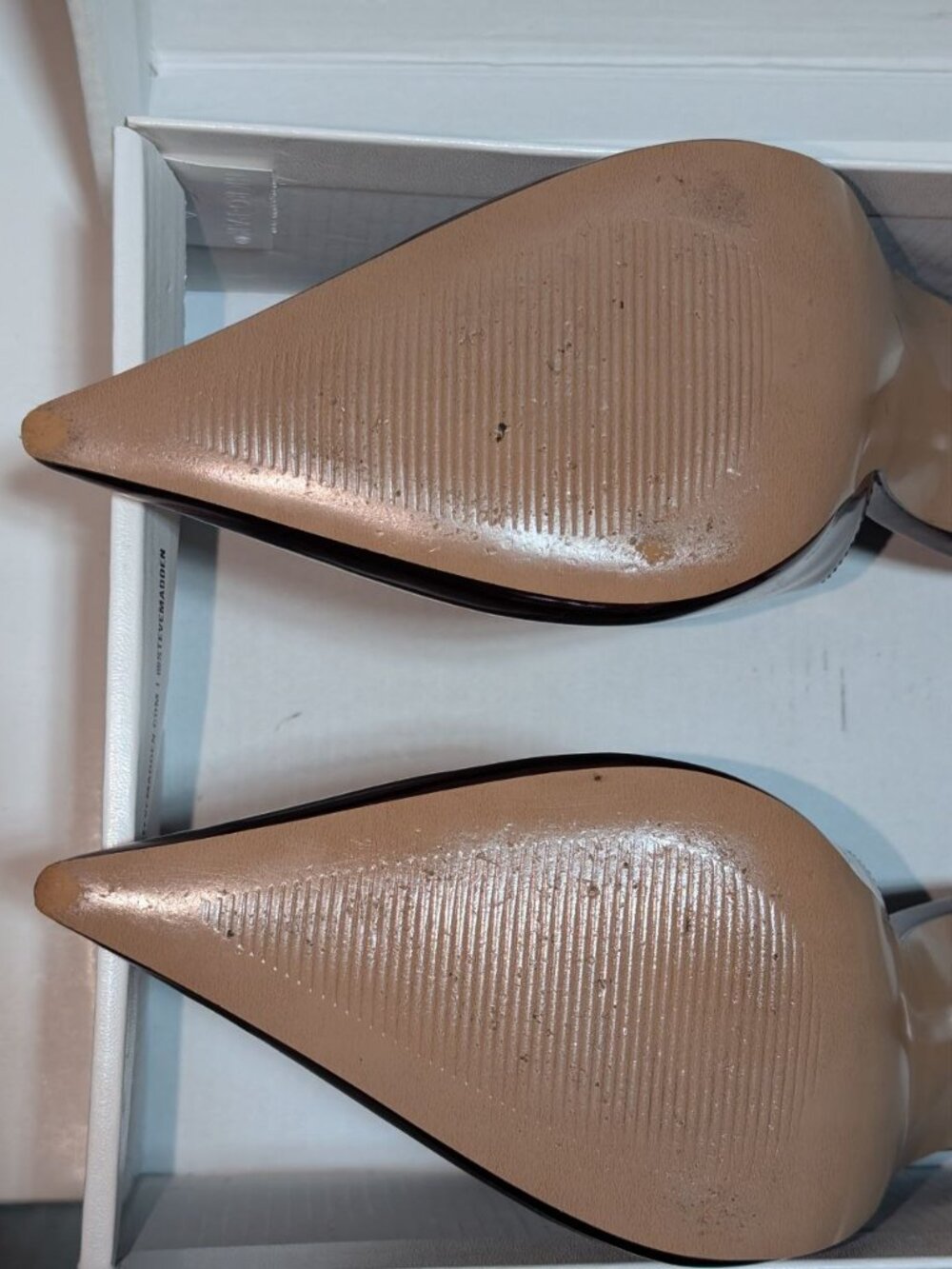 Steve Madden Reyes Pointy Slingback Pumps Cherry Pearl US Size 7 - Picture 14 of 16